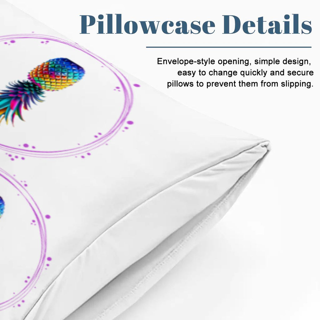 Upside Down Pineapple King Duvet Cover Set