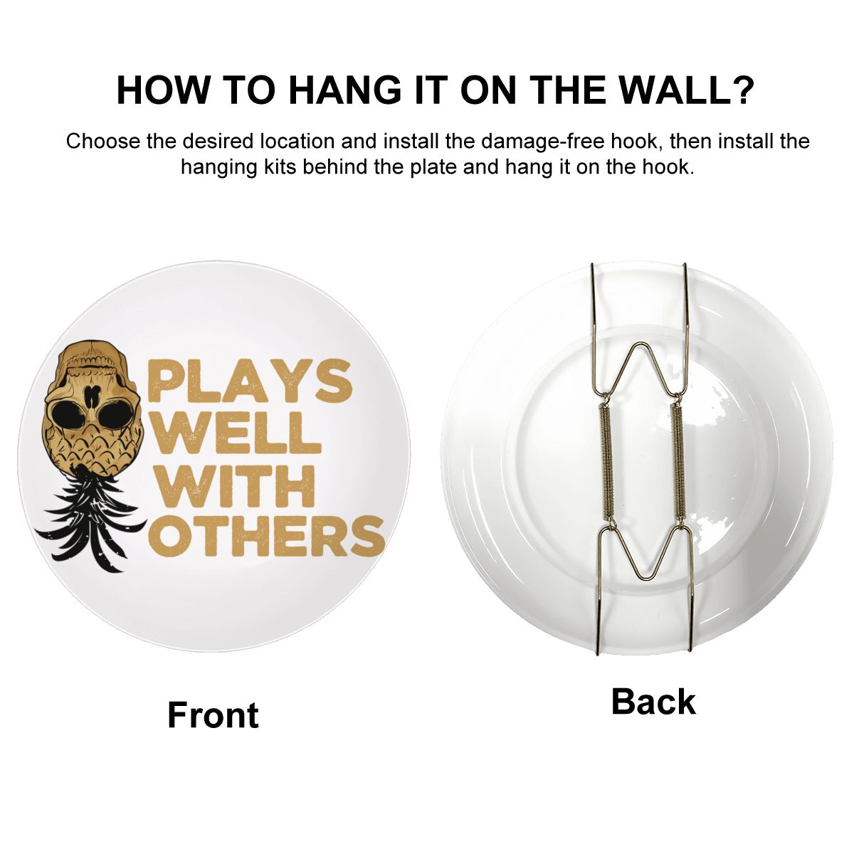 Plays Well With Others Decorative Plate