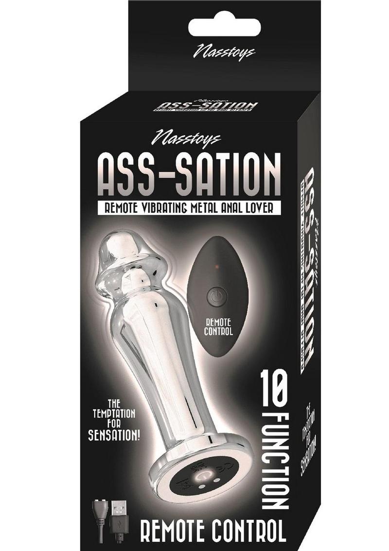 Nasstoys Ass Sation Remote Vibrating Metal Anal Lover