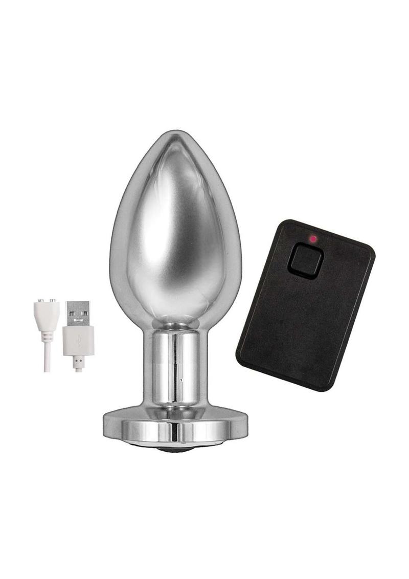Nasstoys Ass Sation Remote Vibrating Metal Plug