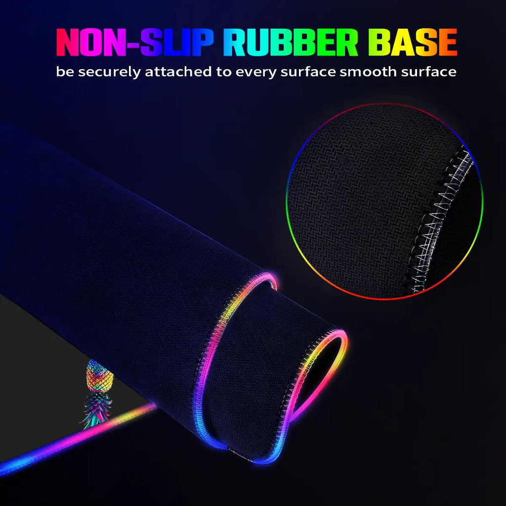 Colorful Pineapple Wireless Charging RGB Mouse Pad (9:4)