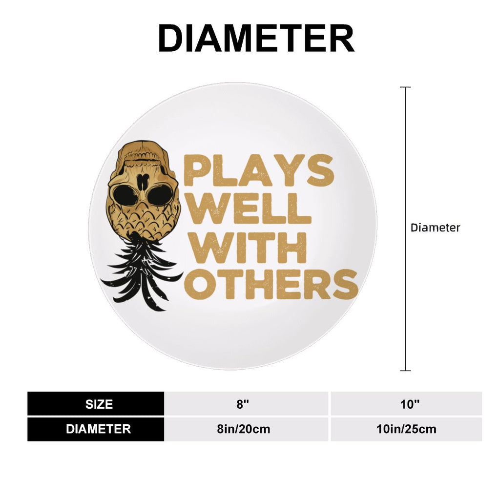 Plays Well With Others Decorative Plate