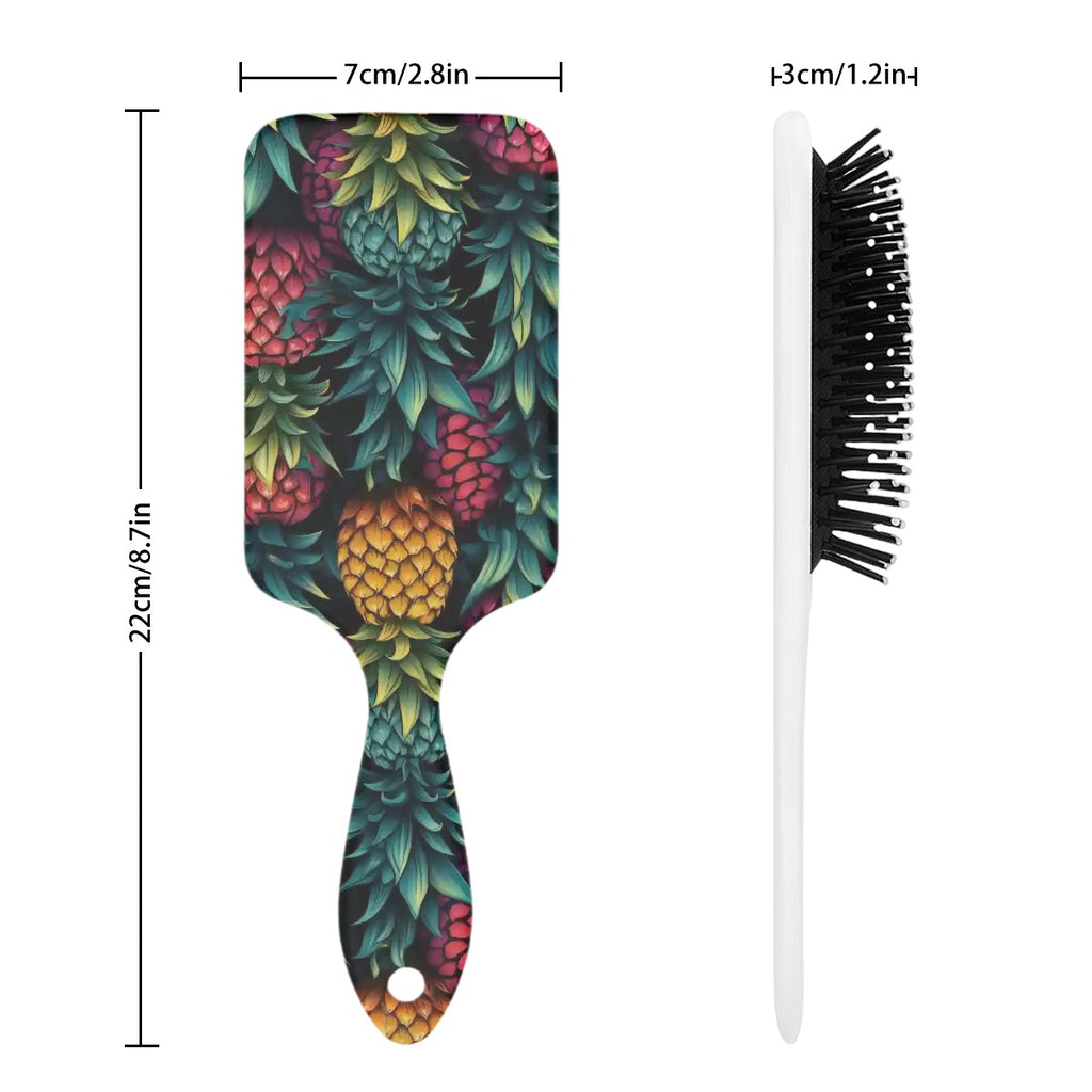 Colorful Upside-Down Pineapple Air Cushion Hair Brush