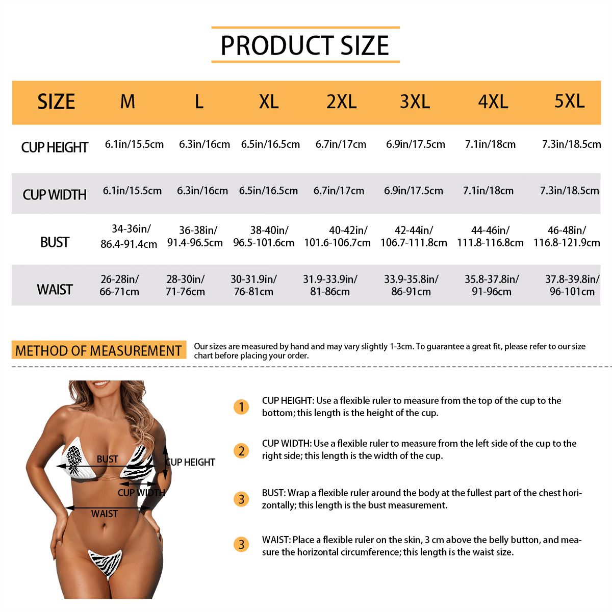 Bikini with Transparent Straps Customized