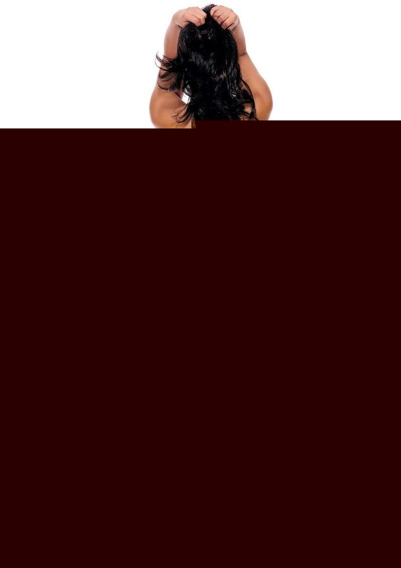 Barely Bare Tie-Up Bralette And Open Panty Set