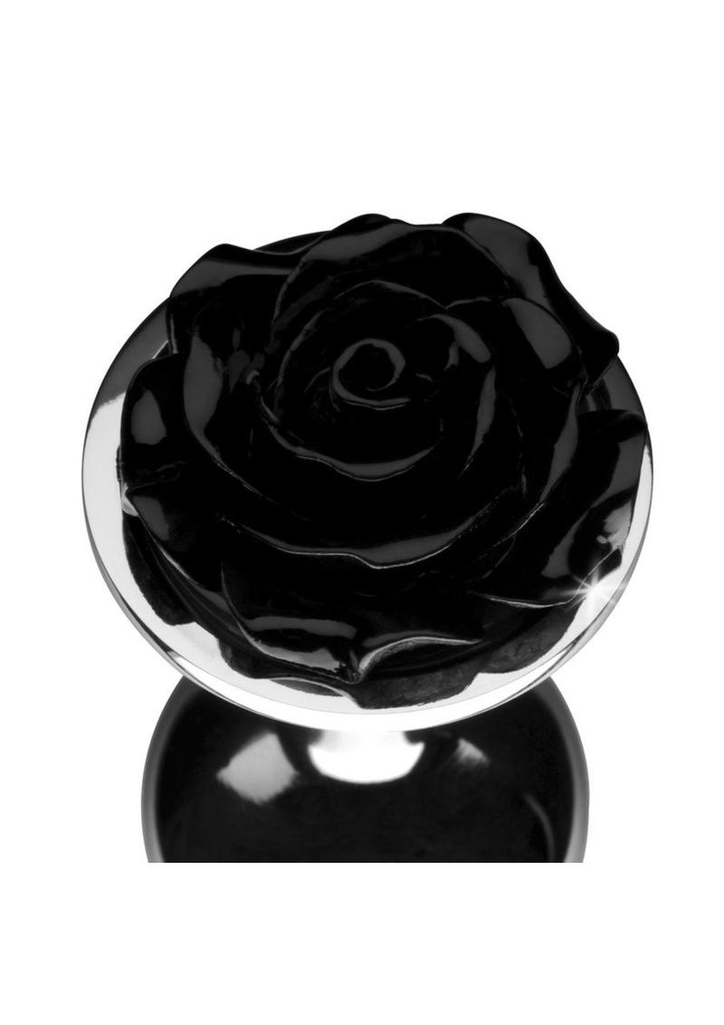 Booty Sparks Black Rose Medium Anal Plug