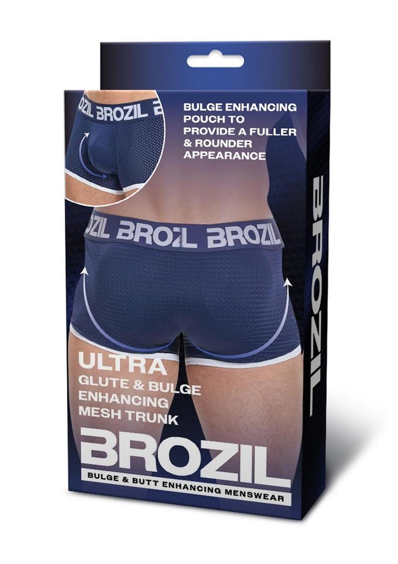Brozil Ultra Glute and Bulge Enhancing Mesh Trunk