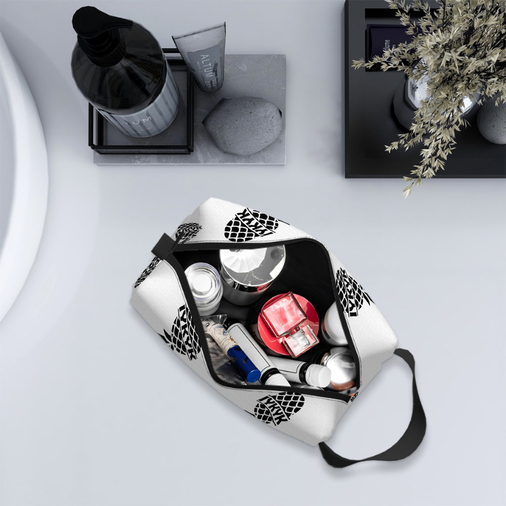 Upside Down Pineapple Travel Toiletry Bag Portable Large Capacity