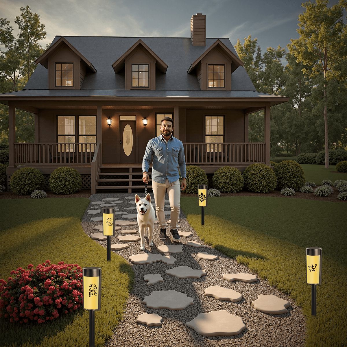 Swinger Outdoor Solar Lights