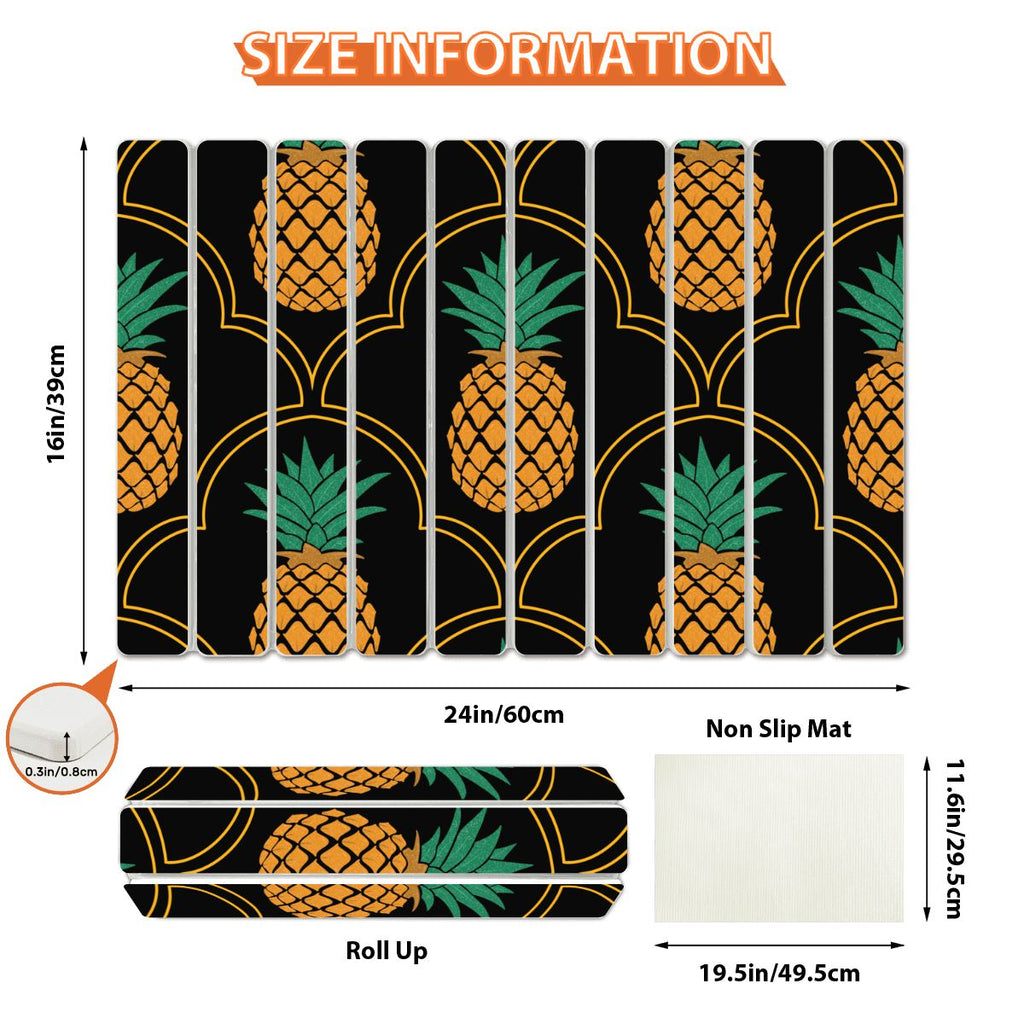 Upside-Down Pineapple Diatomaceous Earth Drying Mat