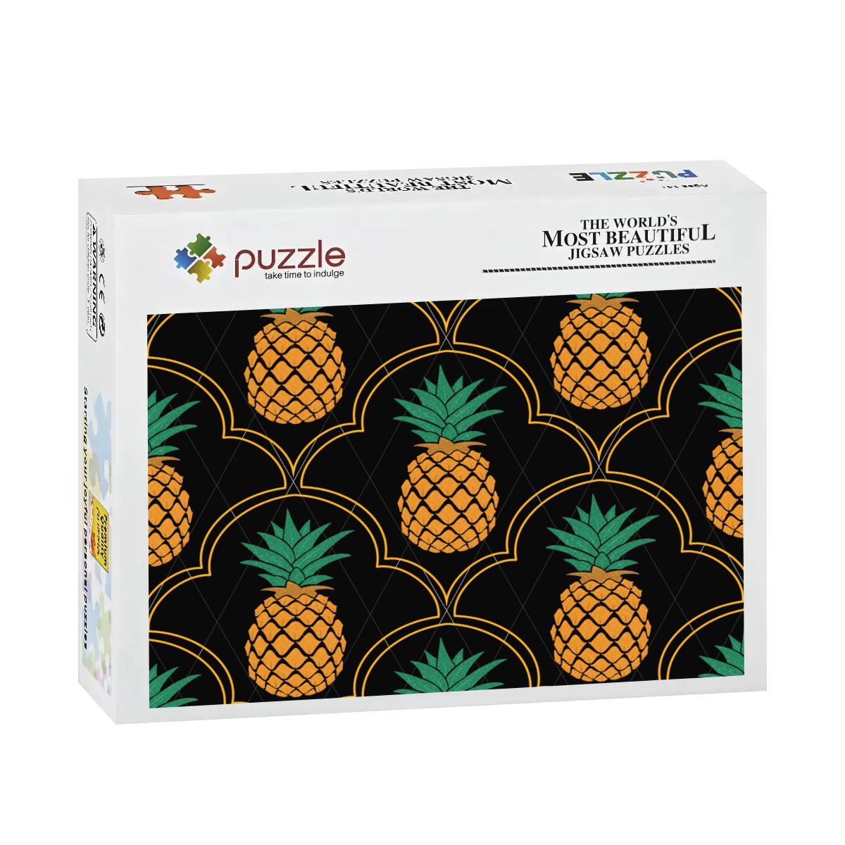 Upside-Down Pineapple Wooden Jigsaw Puzzles 300 pcs (Horizontal)