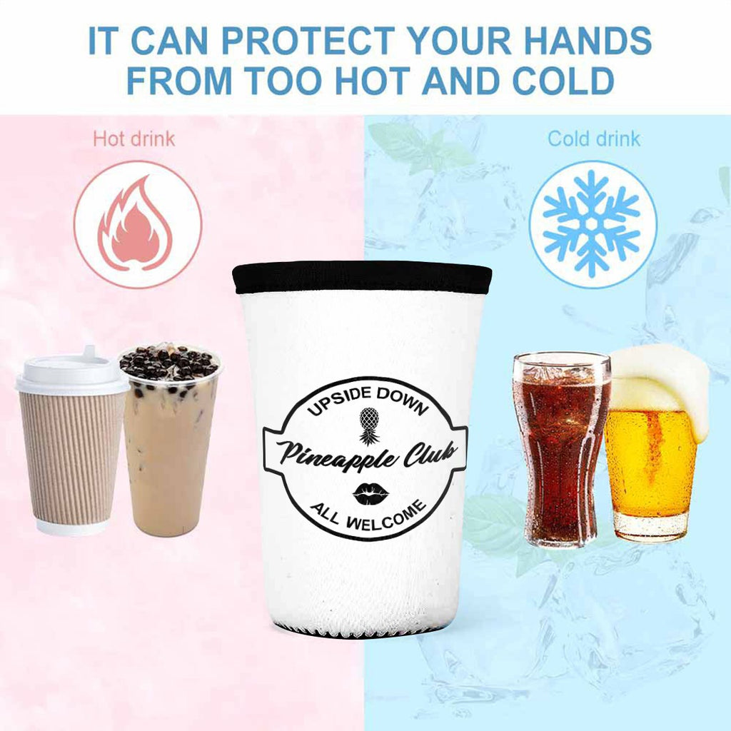 Upside Down Club Neoprene Koozies Cup Sleeve 3pcs