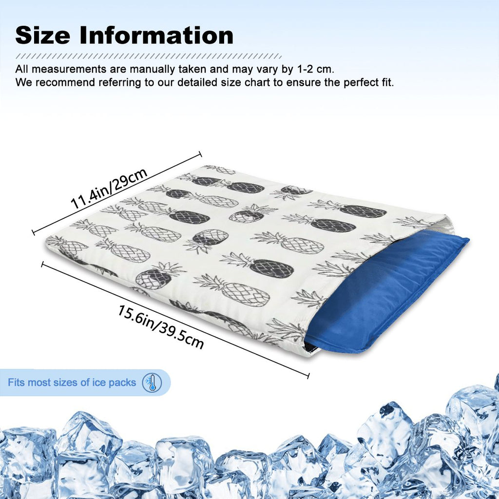 Upside Down Pineapple Pet Cooling Mat