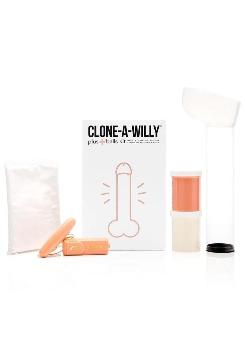 Clone A Willy Plus Balls Kit Make a Vibrating Replica of Your Penis And Balls