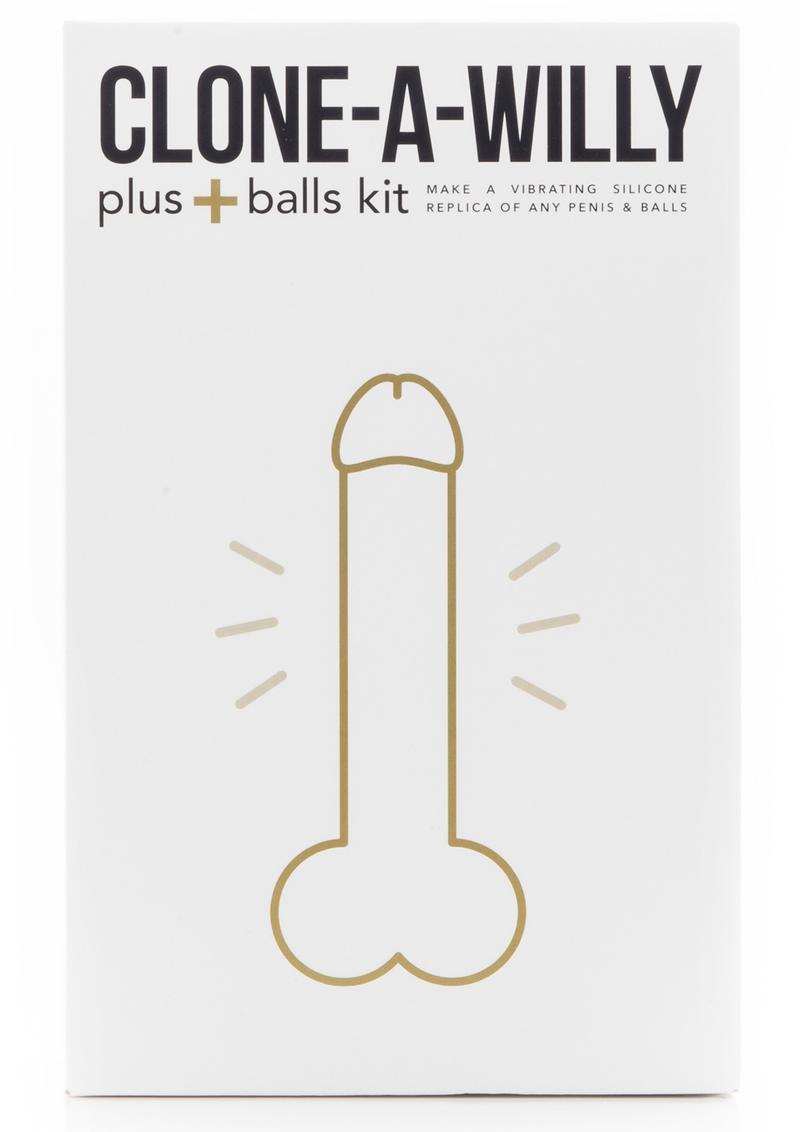 Clone A Willy Plus Balls Kit Make a Vibrating Replica of Your Penis And Balls