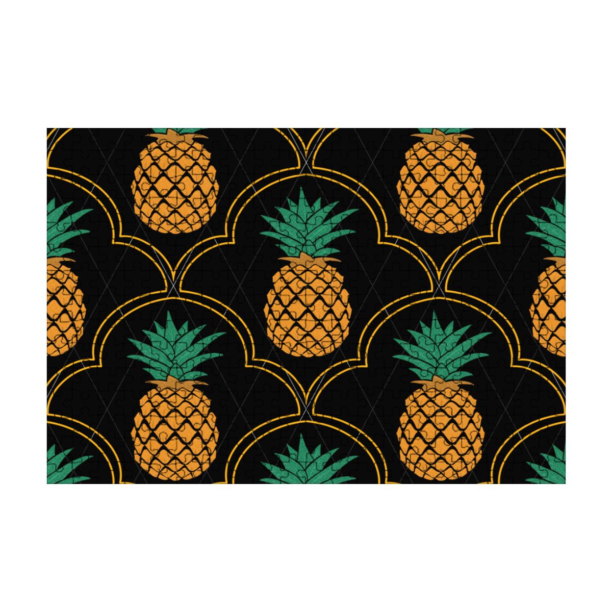 Upside-Down Pineapple Wooden Jigsaw Puzzles 300 pcs (Horizontal)