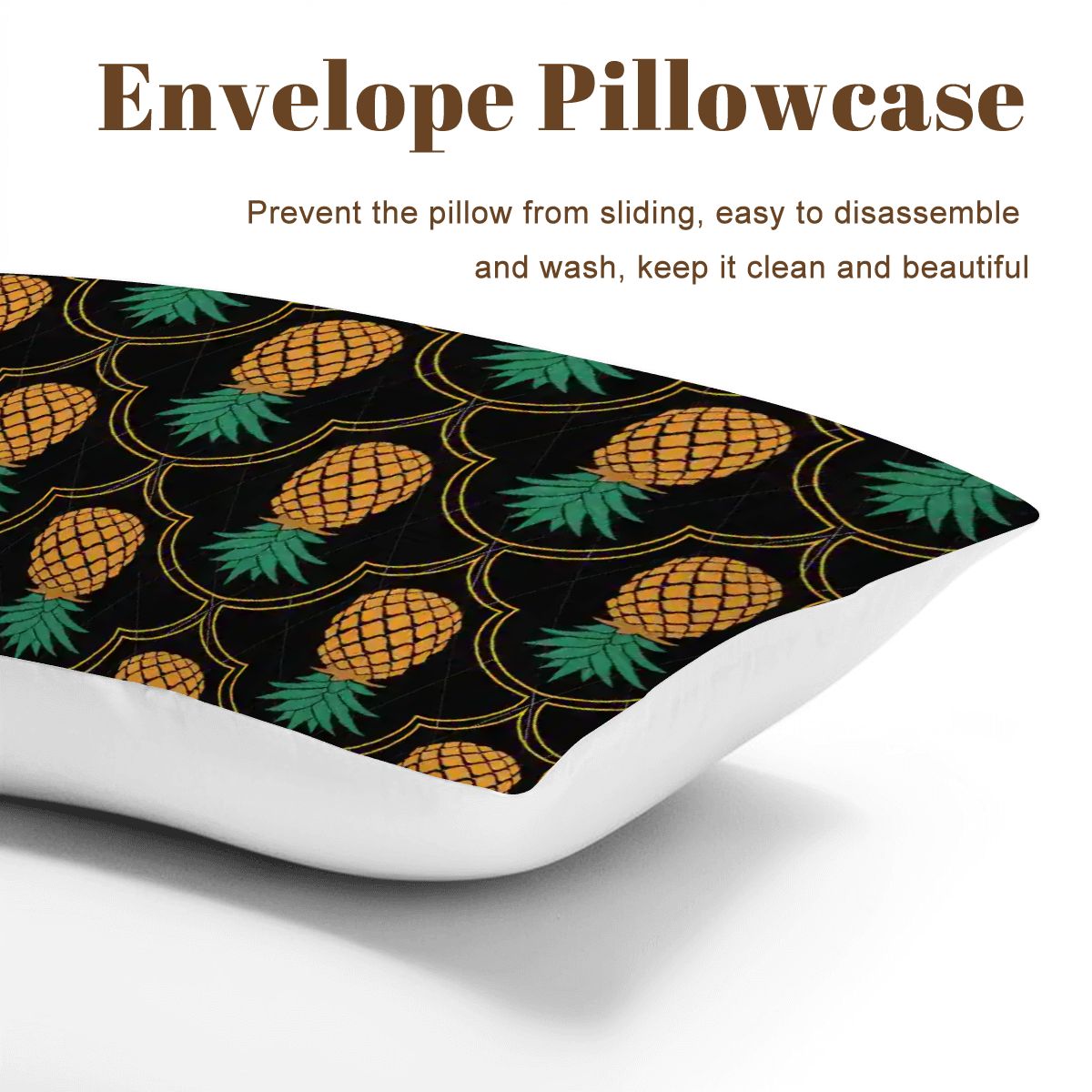 Upside-Down Pineapple King Comforter Set