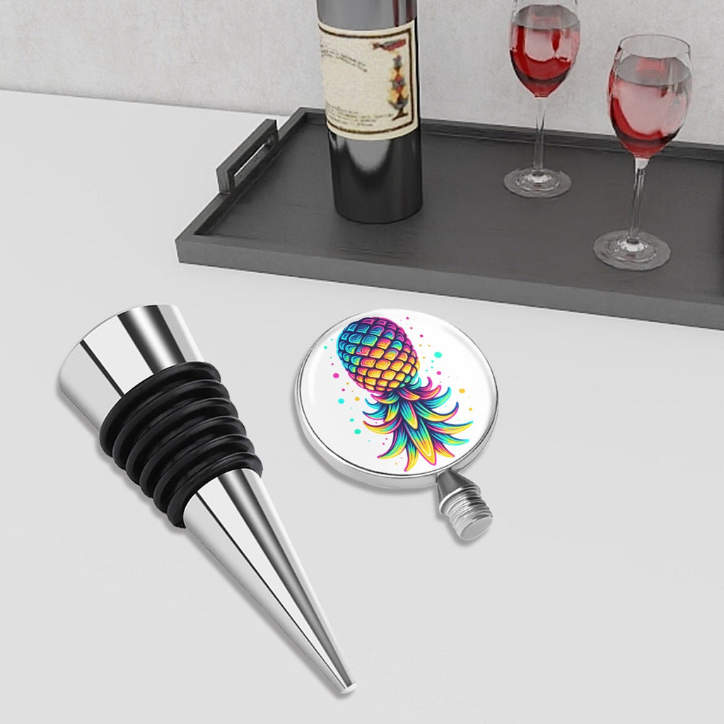 Upside-Down Pineapple Wine Bottle Stopper
