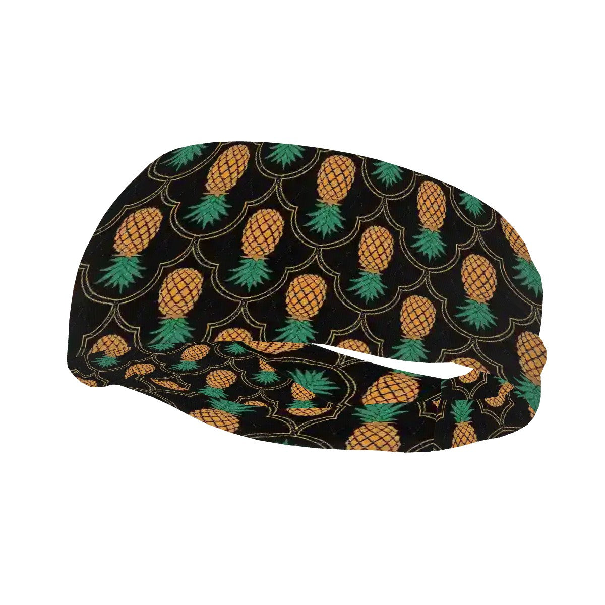 Upside-Down Pineapple Sports Headband Sweatband