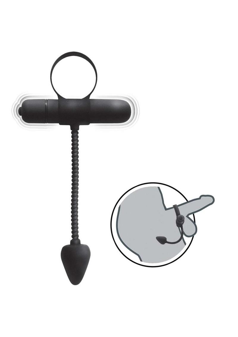 Enhancer Silicone Cock Ring 2 Pack Vibrating Plug