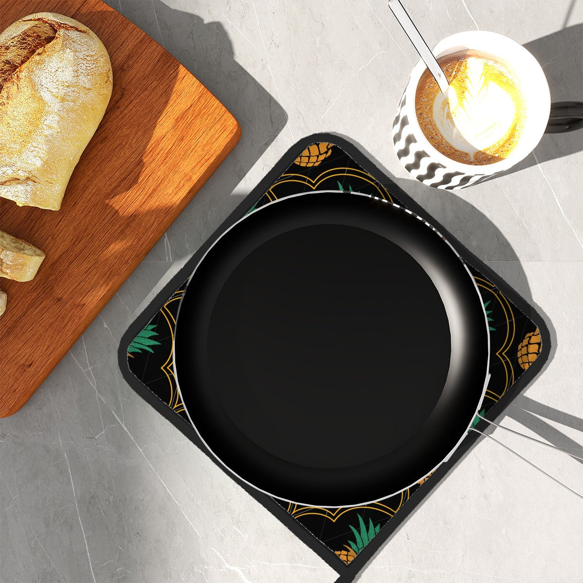 Luxury Upside-Down Pineapple Pot Holders Set of 2