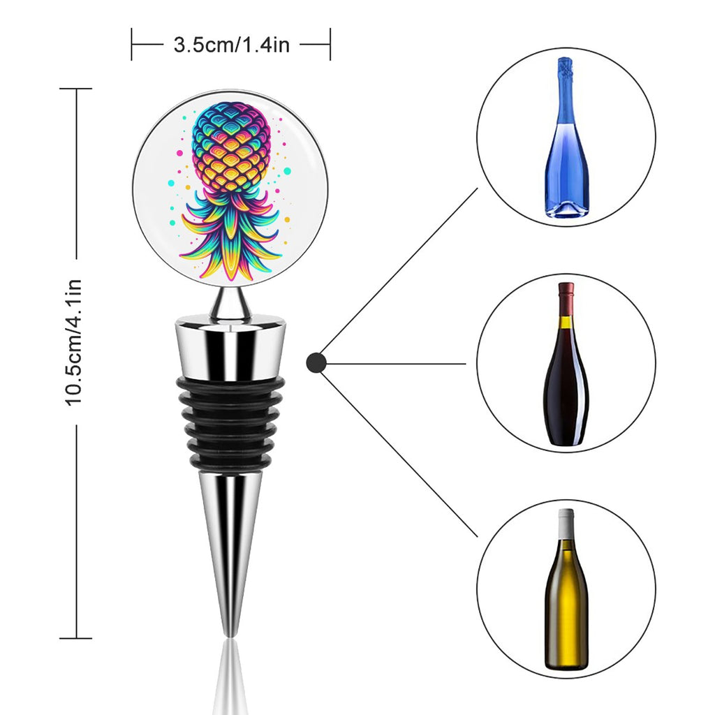 Upside-Down Pineapple Wine Bottle Stopper