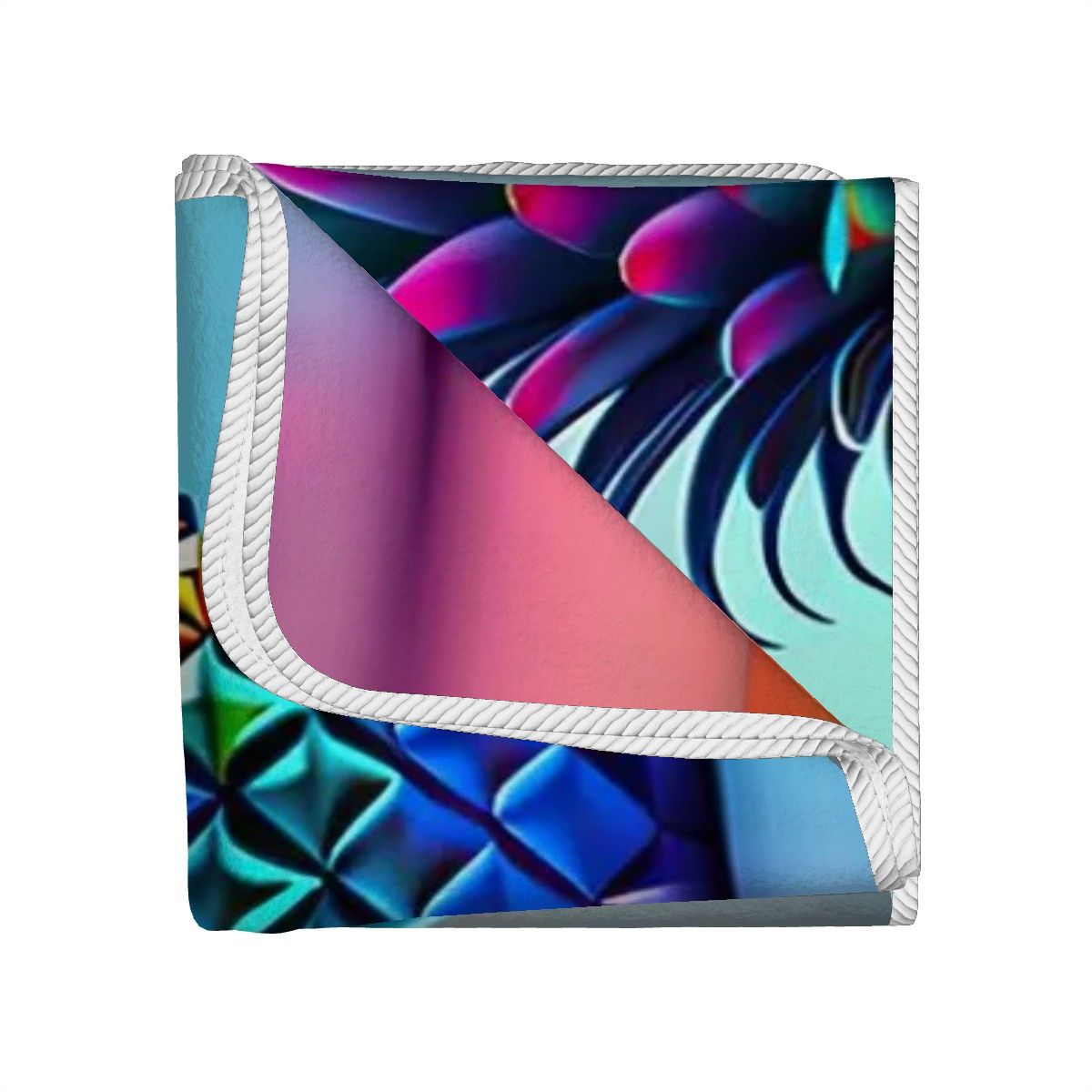 Colorful Upside-Down Pineapple Coral Fleece Bath Towels 55"x27"