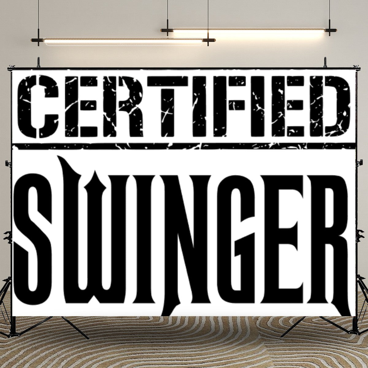 Certified Swinger Photography Backdrops