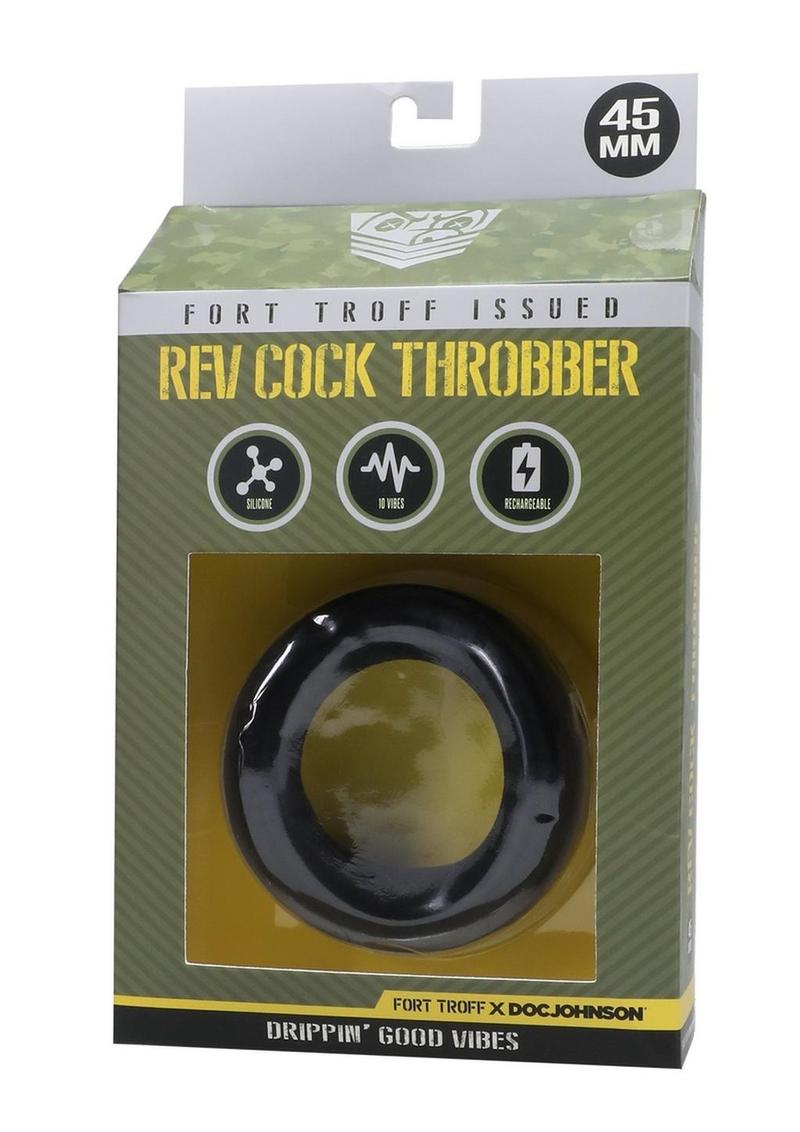 Fort Troff Rev Cock Throbber Silicone Medium Cock Ring