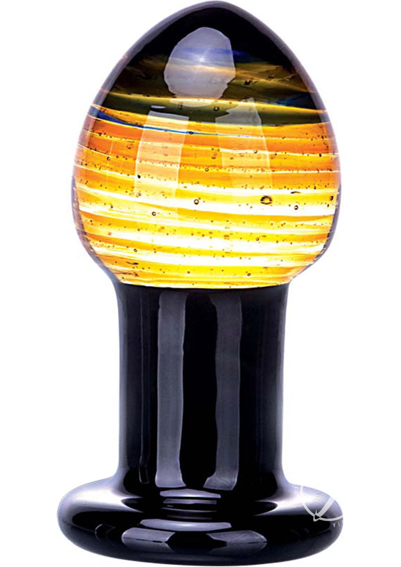 Gläs 3.5 Inch Galileo Hand Blown Glass Butt Plug