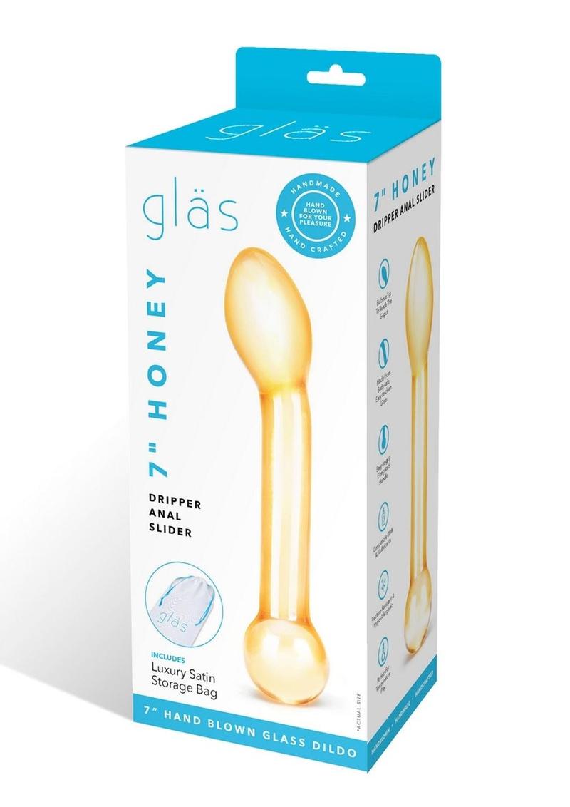 Glas Honey Dripper Hand Blown Glass Dildo