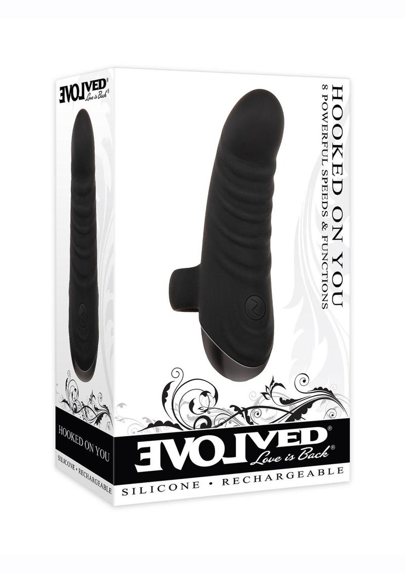 Evolved Hooked on You Rechargeable Vibrator