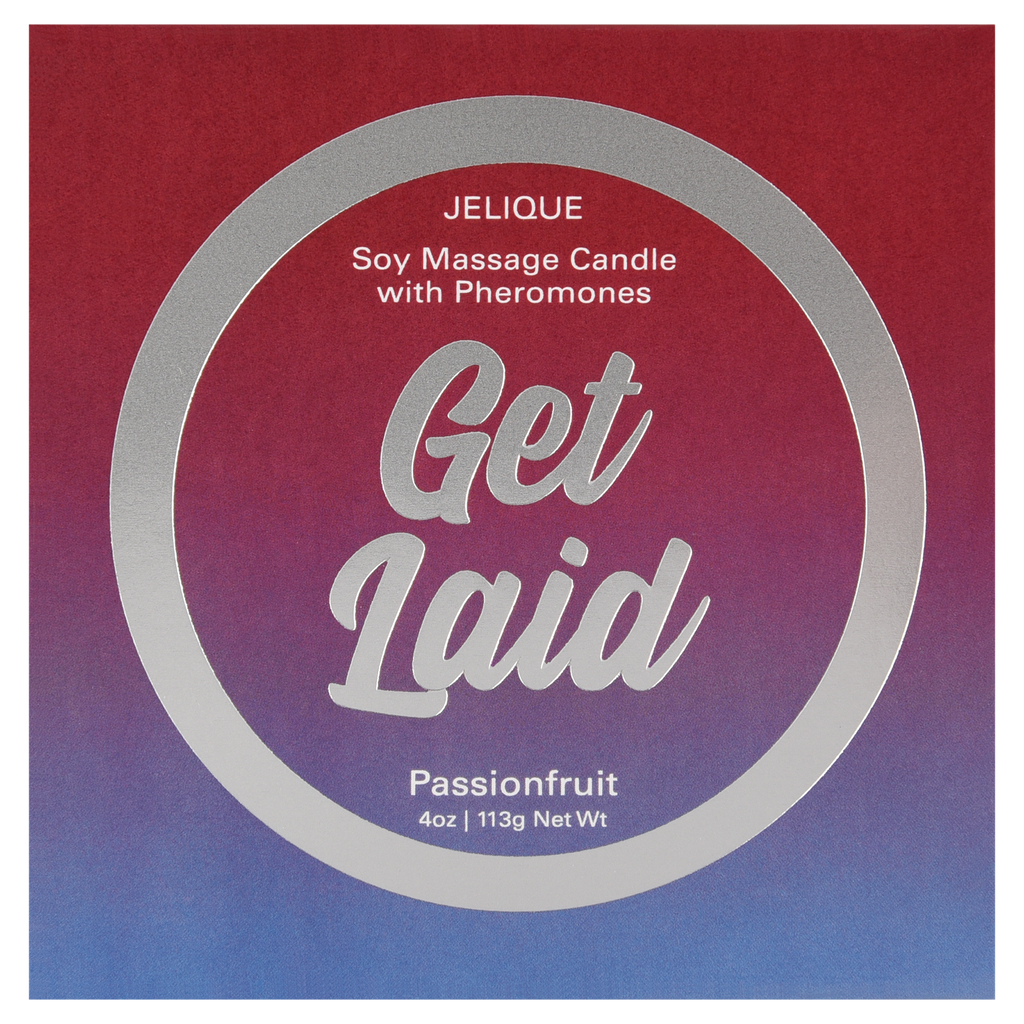 MOOD CANDLES Get Laid - Pheromone Massage Candle Passion Fruit 4oz | 113g