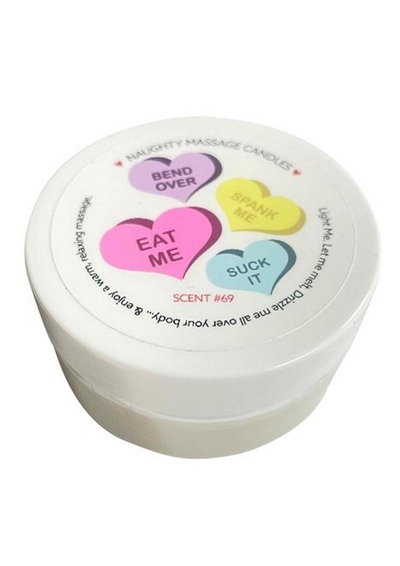 Kama Sutra Naughty Massage Candle Bend Over, Eat Me, Spand Me and Suck It
