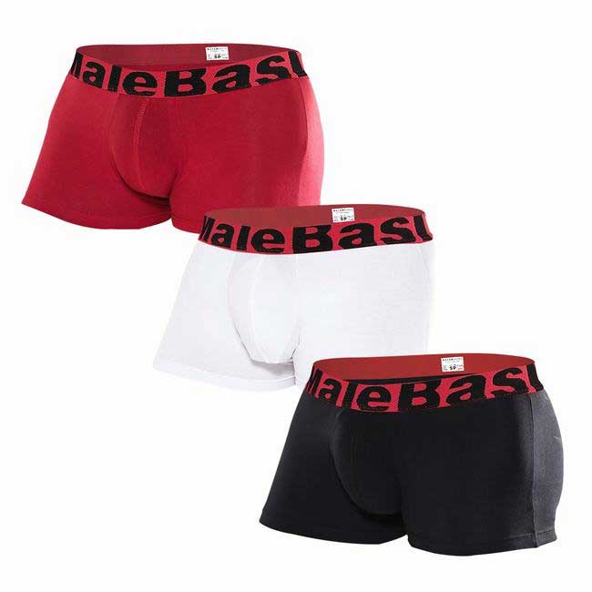 MaleBasics 3-Pack Assorted Trunks