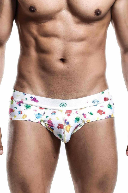Malebasics New Hipster Brief White Splash