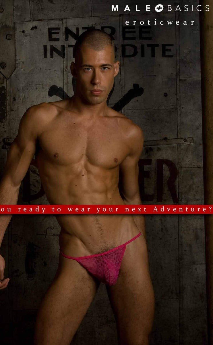 MOB Men's Fishnet Thong Final sale