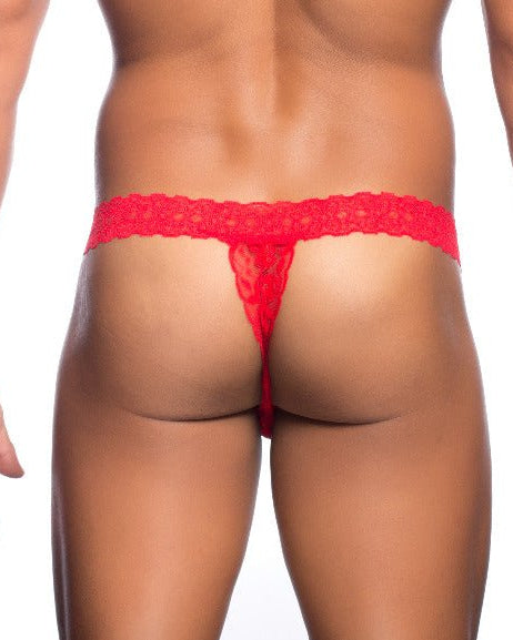 MOB Men's Lace Waist Thong