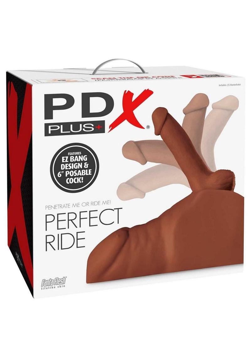Pdx Plus Perfect Ride Posable Male Masturbator